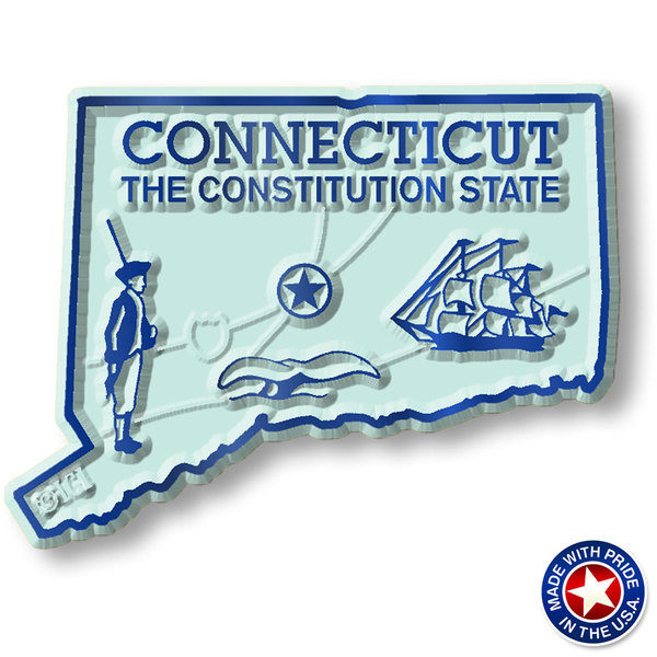 Connecticut Map Magnet