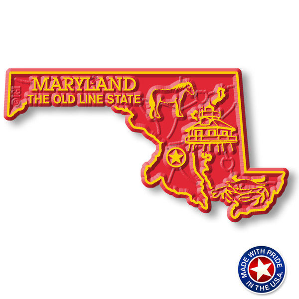 Maryland Map Magnet