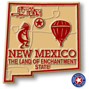 New Mexico Map Magnet