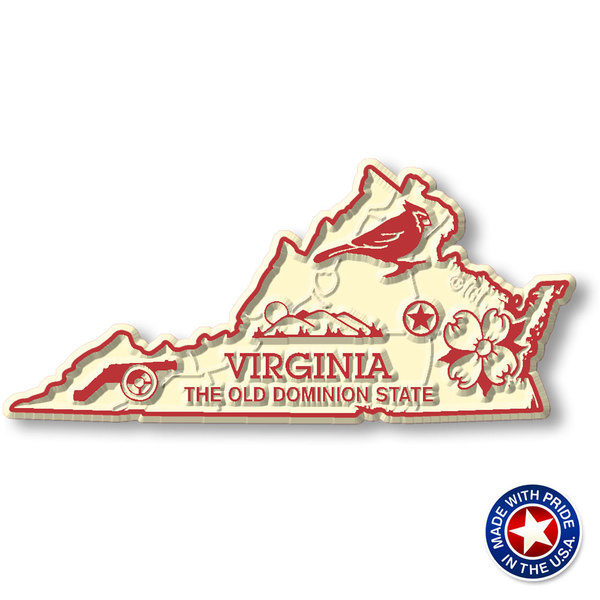 Virginia Map Magnet