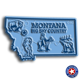 Montana Map Magnet