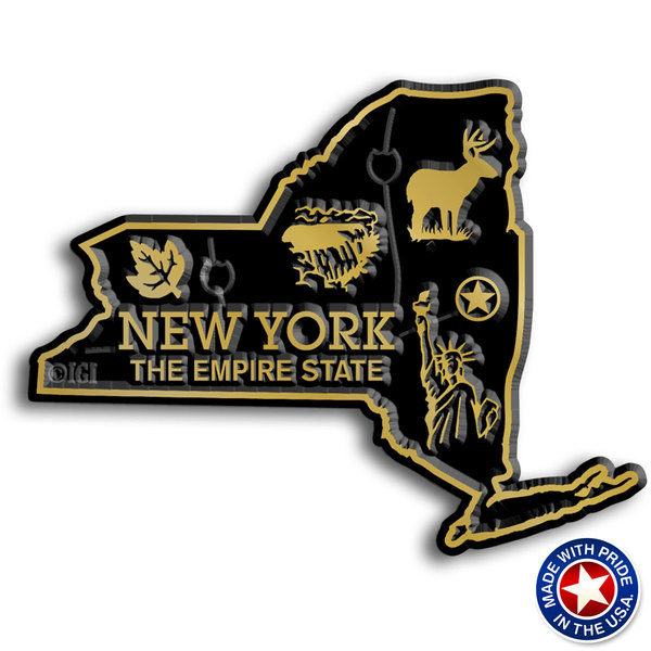 New York Map Magnet